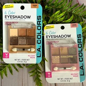 LA COLORS eyeshadows